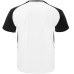 T-shirt technique à manches raglan respirant, Blanc/Noir