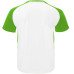 T-shirt technique à manches raglan respirant, Blanc/Vert