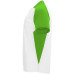 T-shirt technique à manches raglan respirant, Blanc/Vert