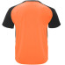 T-shirt technique à manches raglan respirant, Orange/Noir