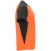 T-shirt technique à manches raglan respirant, Orange/Noir