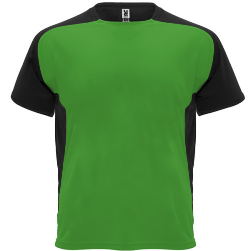 T-shirt technique à manches raglan respirant, Vert/Noir