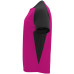 T-shirt technique à manches raglan respirant, Fuchsia/Noir