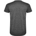 T-shirt technique respirant Zolder, blanc et noir chiné