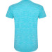 T-shirt technique respirant Zolder, turquoise et turquoise chiné
